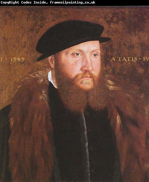 Hans holbein the younger Man in a Black Cap